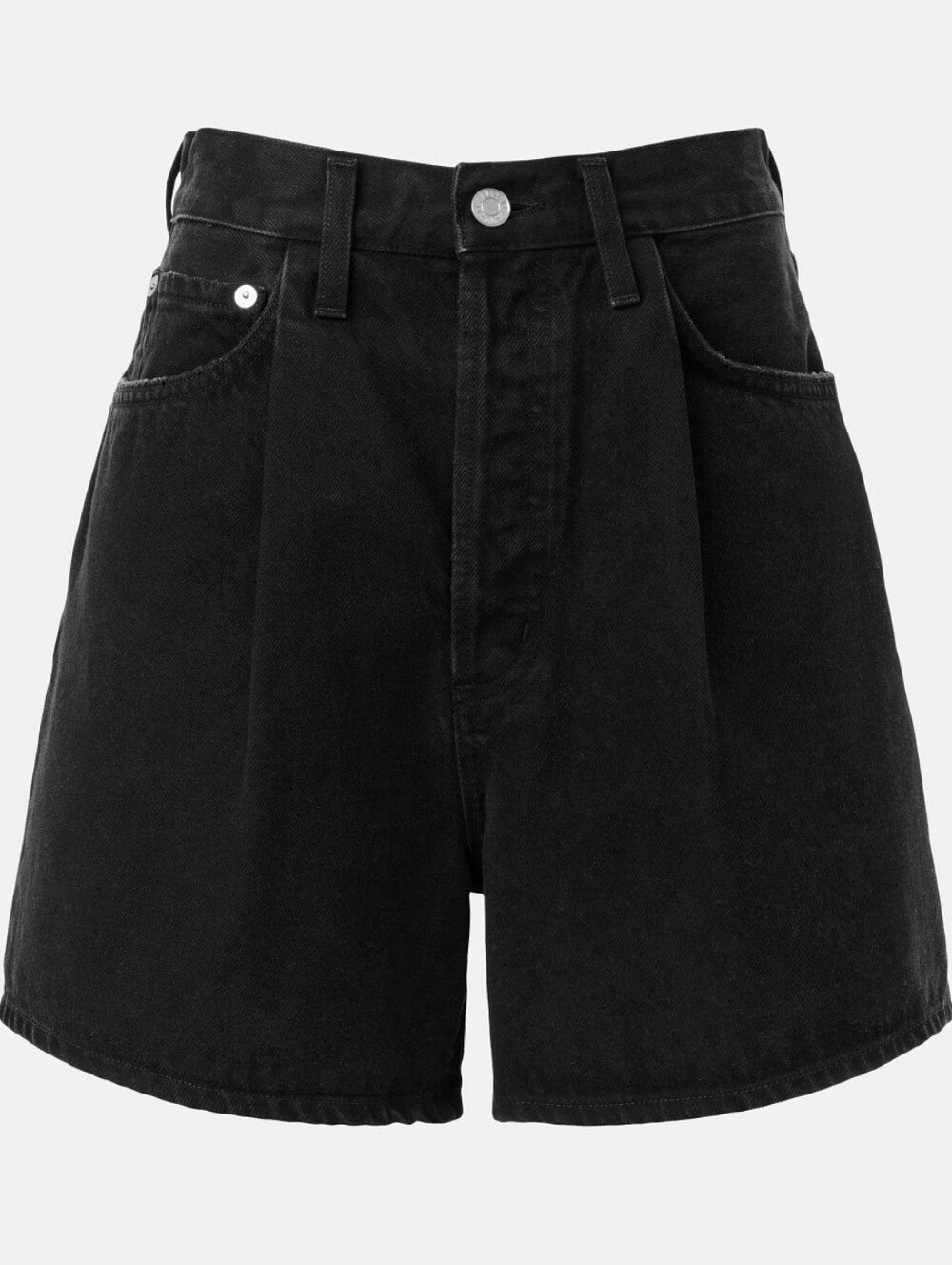 AGOLDE Rhoda Denim Shorts Front Button Fly Closure Size 26